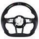 LOSCHEN Carbon Fiber LED Steering Wheel For Audi TT & TTRS & R8 2016 2023