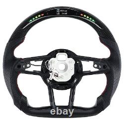 LOSCHEN Carbon Fiber LED Steering Wheel For Audi TT & TTRS & R8 2016 2023
