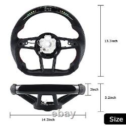 LOSCHEN Carbon Fiber LED Steering Wheel For Audi TT & TTRS & R8 2016 2023