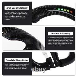 LOSCHEN Carbon Fiber LED Steering Wheel For BMW M5 F10 F90 M6 F06 F12 F13 M8 F92