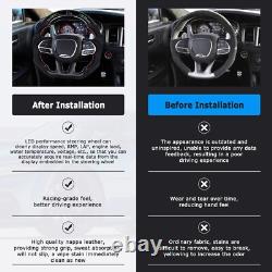 LOSCHEN Carbon Fiber LED Steering Wheel For Dodge Challenger SRT 2015+ withHeated