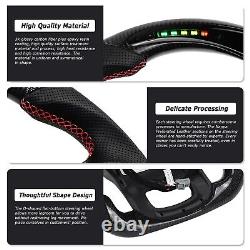 LOSCHEN Carbon Fiber LED Steering Wheel For Ford F150 Raptor 2015 2020