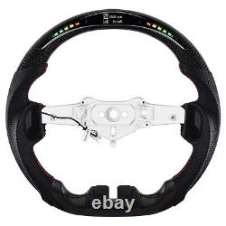 LOSCHEN Carbon Fiber LED Steering Wheel For Jeep Wrangler JK RUBICON 2011 2017