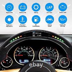 LOSCHEN Carbon Fiber LED Steering Wheel For Jeep Wrangler JK RUBICON 2011 2017