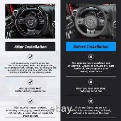 LOSCHEN Carbon Fiber LED Steering Wheel For Jeep Wrangler JK RUBICON 2011 2017