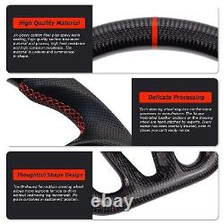 LOSCHEN Real Carbon Fiber Steering Wheel For Dodge Challenger 2015 2023