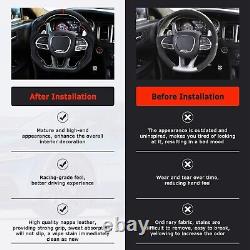 LOSCHEN Real Carbon Fiber Steering Wheel For Dodge Challenger SRT 2015+ withHeated