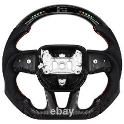 LOSCHEN Real Carbon Fiber Steering Wheel For Dodge/Jeep Grand Cherokee SRT 2015+