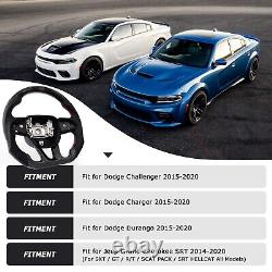 LOSCHEN Real Carbon Fiber Steering Wheel For Dodge/Jeep Grand Cherokee SRT 2015+