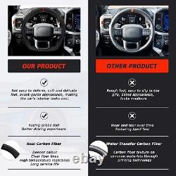 LOSCHEN Real Carbon Fiber Steering Wheel For Ford F150 2021 2023
