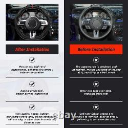 LOSCHEN Real Carbon Fiber Steering Wheel For Ford Mustang GT EcoBoost 2015 -2017