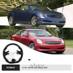 LOSCHEN Real Carbon Fiber Steering Wheel For INFINITI G35 2003-2007