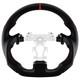 LOSCHEN Real Carbon Fiber Steering Wheel For Infiniti G37 2009- 2013 Red Line