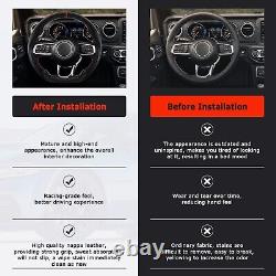 LOSCHEN Real Carbon Fiber Steering Wheel For Jeep Wrangler JL/JT 18-23 withHeated
