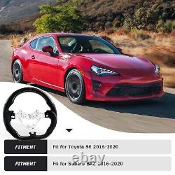 LOSCHEN Real Carbon Fiber Steering Wheel For TOYOTA 86 GT86 Subaru BRZ 2016-2020