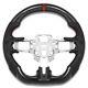 Leather Real Carbon Fiber Steering Wheel For Ford Mustang EcoBoost GT 2015-2017