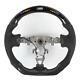 Leather Steering Wheel for Nissan 370z 2009-2020 Carbon Fiber Perforated