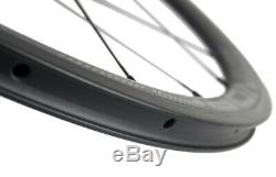 Light Weight Carbon Wheels 50mm Clincher Bicycle Carbon Wheelset Novatec 271 Hub