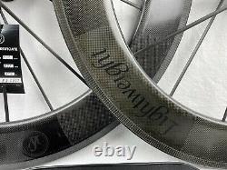 Lightweight Germany FERNWEG SCHWARZ Black Ed Carbon Clincher Wheelset NEW withBLEM