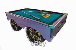 Luxury Custom Wrap 7 8 9 Billiards Pool Table Rims Car Donk Simonis Carbon Fiber