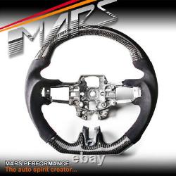 MARS Carbon Fibre Alcantara Steering Wheel for Ford Mustang FM V8 GT Shelby 2.3T