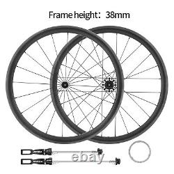 MEROCA Carbon Clincher 700C Carbon Road Wheelset 28mm 38mm Bike Bicycle Wheels