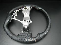 MIT Toyota Corolla 14-18 Carbon Fiber look genuine leather steering wheel-SPORTS