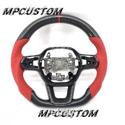 MPcustom 100%Real CarbonFiber Steering Wheel fit For Honda Civic 11gen 2021-2024