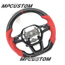 MPcustom 100%Real CarbonFiber Steering Wheel fit For Honda Civic 11gen 2021-2024