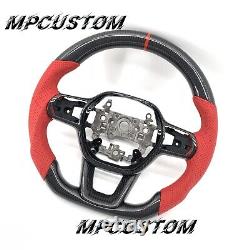 MPcustom 100%Real CarbonFiber Steering Wheel fit For Honda Civic 11gen 2021-2024