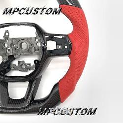 MPcustom 100%Real CarbonFiber Steering Wheel fit For Honda Civic 11gen 2021-2024