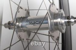 Mack Superlight 24H Deep 100mm Carbon Fiber Track Rear Wheel With Tubular Vittoria