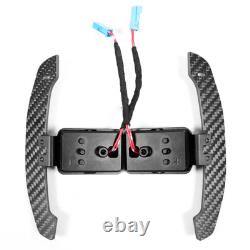 Magnetic Carbon Fiber Paddle Shifter Steering Wheel for Ford Mustang 15-23