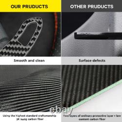 Magnetic Carbon Fiber Paddle Shifter Steering Wheel for Ford Mustang 15-23
