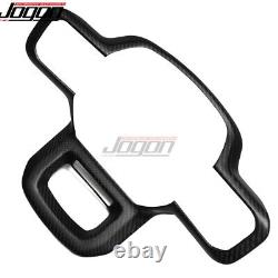 Matte Carbon Car Steering Wheel Button Trim For Ford F-150 Raptor Platinum 2021+