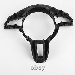 Matte Carbon Fiber Steering Wheel Cover For Porsche 911 992/Taycan/Panamera 971