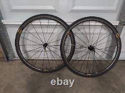 Mavic Road Wheelset Ksyrium Pro Carbon Sl Clincher With Tire Black 700x25c