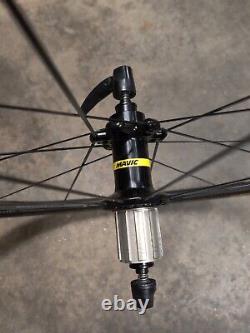 Mavic Road Wheelset Ksyrium Pro Carbon Sl Clincher With Tire Black 700x25c