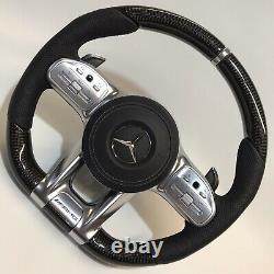 Mercedes AMG 2019 Custom Design Carbon Fiber heated/vibration Steering wheel