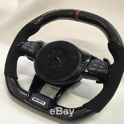Mercedes BRABUS NEW 2019 Custom Design Carbon fiber Alcantara Steering wheel