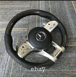 Mercedes-Benz OEM Carbon Fiber Steering Wheel(2019-2021 Style)