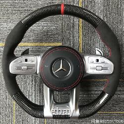 Mercedes-Benz OEM Carbon Fiber Steering Wheel(2019-2021 Style)