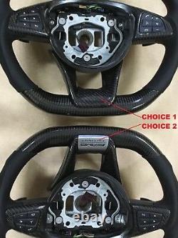 Mercedes W205 W218 W176 A C CLS Class Steering Wheel A0004604203 W Carbon Fiber