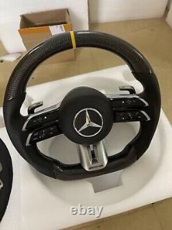 Mercedes benz Genuine 2022 AMG Carbon Fiber steering wheel