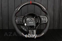 Mitsubishi Evolution X 08-15 GSR MR Carbon Fiber Steering Wheel