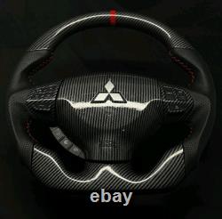 Mitsubishi Lancer Evolution 2007-2016 Carbon Fiber Sports Steering Wheel