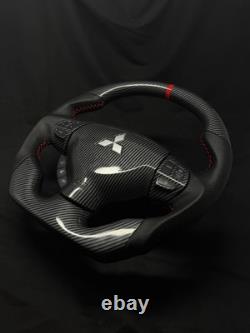 Mitsubishi Lancer Evolution 2007-2016 Carbon Fiber Sports Steering Wheel