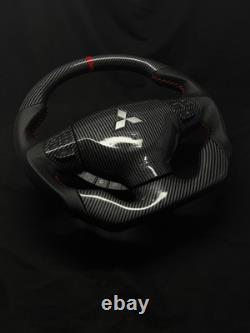 Mitsubishi Lancer Evolution 2007-2016 Carbon Fiber Sports Steering Wheel