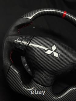 Mitsubishi Lancer Evolution 2007-2016 Carbon Fiber Sports Steering Wheel