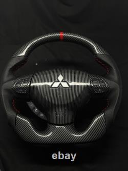 Mitsubishi Lancer Evolution 2007-2016 Carbon Fiber Sports Steering Wheel